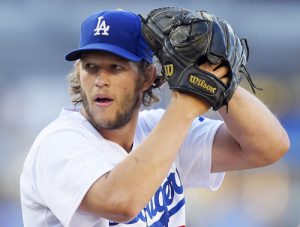Clayton Kershaw (Dodgers), AUGUST 16, 2014 - MLB : Los Angeles Dodgers starting pitcher Clayton Kershaw winds up during the first inning of a baseball game against the Milwaukee Brewers, Saturday, Aug. 16, 2014, in Los Angeles. (AP Photo/Mark J. Terrill)