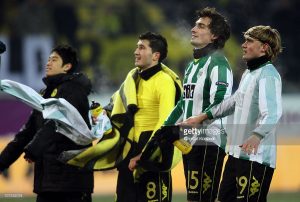 DORTMUND, GERMANY - DECEMBER 02:  during the UEFA Europa League group J match between Borussia Dortmund and Karpaty Lviv at Signal Iduna Park on December 2, 2010 in Dortmund, Germany. (Photo by Christof Koepsel/Bongarts/Getty Images)